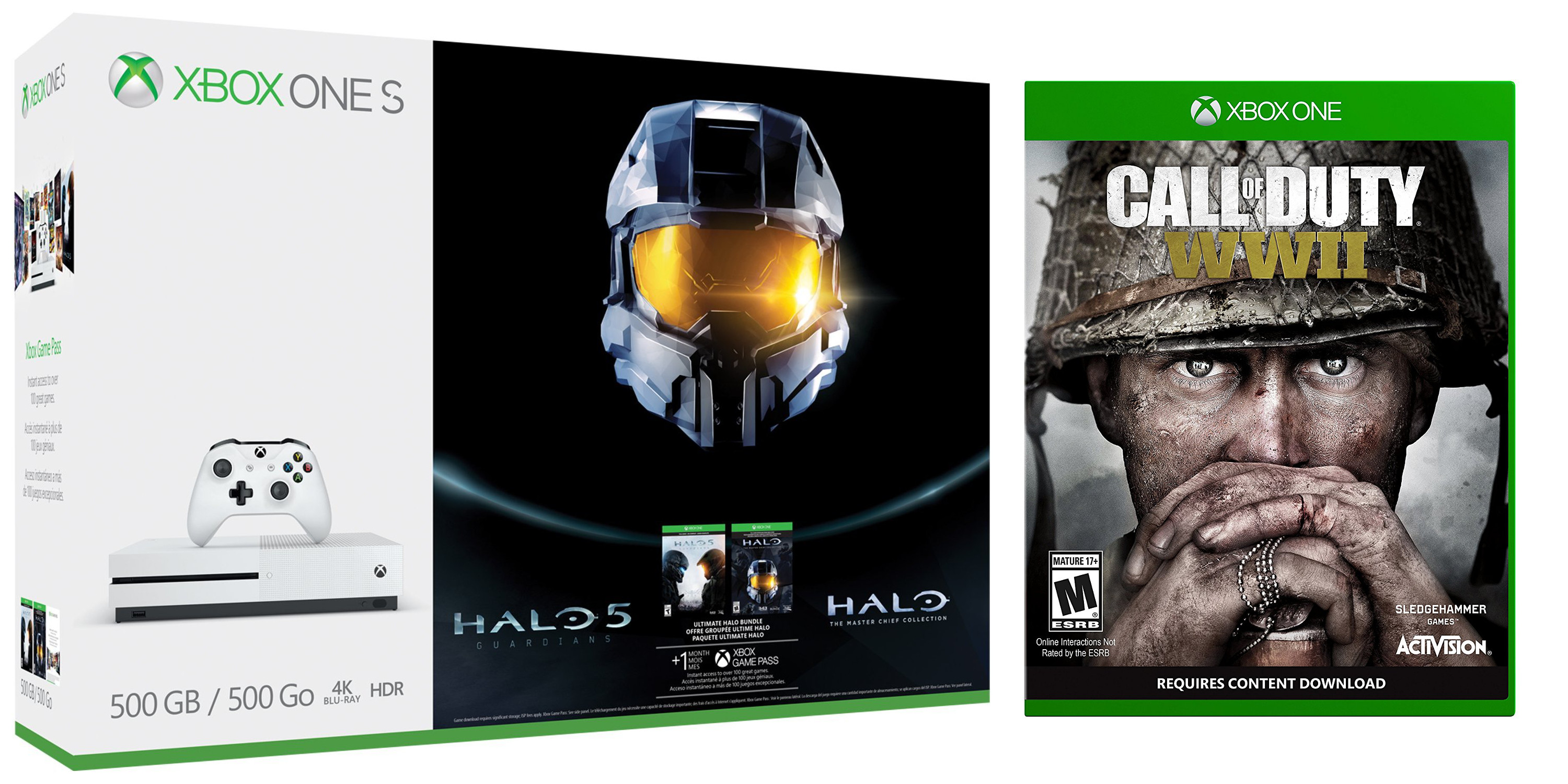 Wow obesity metric Walmart Pre-Black Friday Xbox One S Halo Bundle + 2 games: $250 ($380+  value)