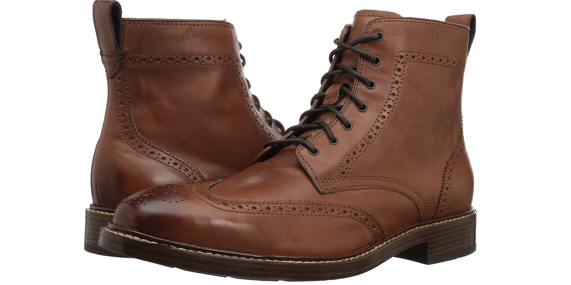 cole haan brogue boots