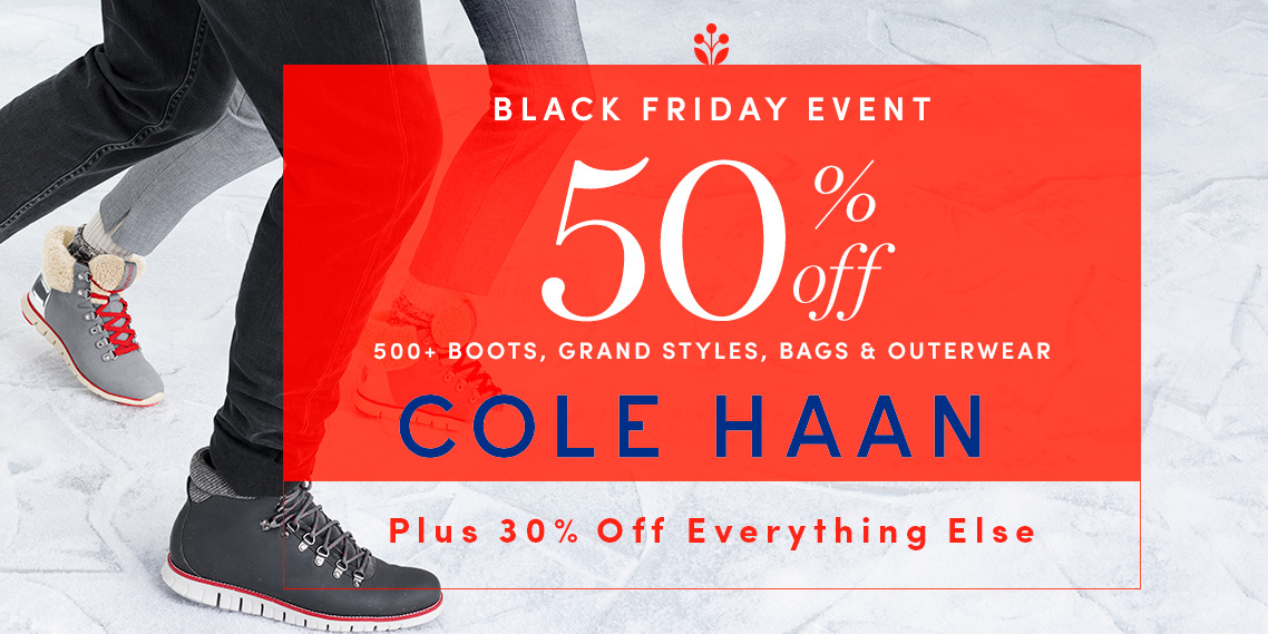Cole Haan takes 50 off 500+ items during its Black Friday Event