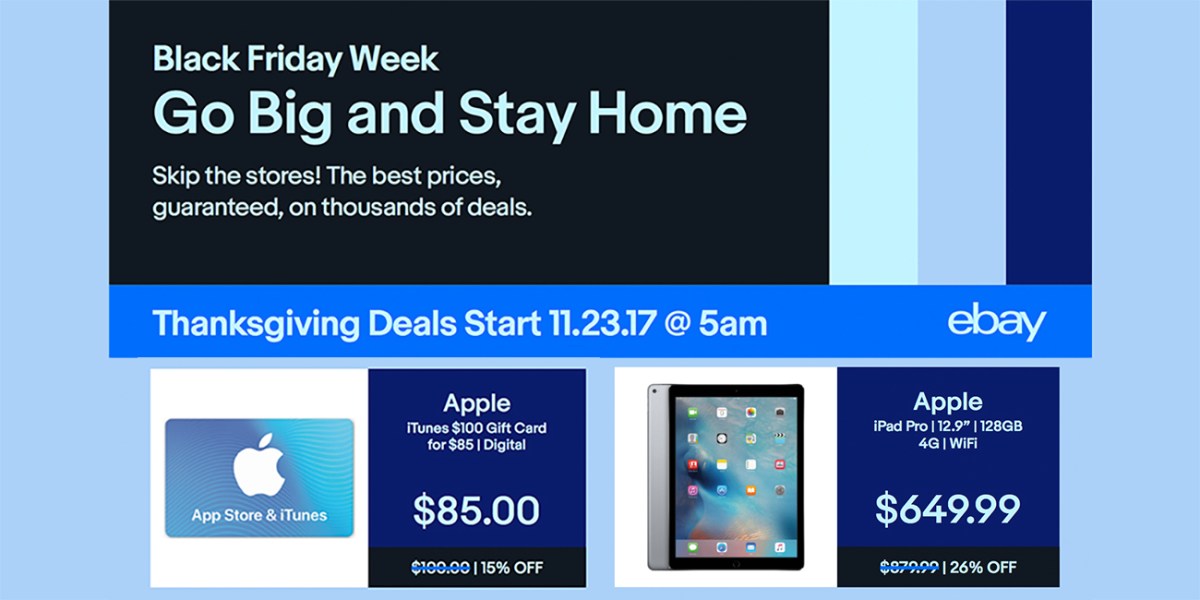 eBay's Black Friday and Cyber Monday 2017 plans revealed w/ some of the