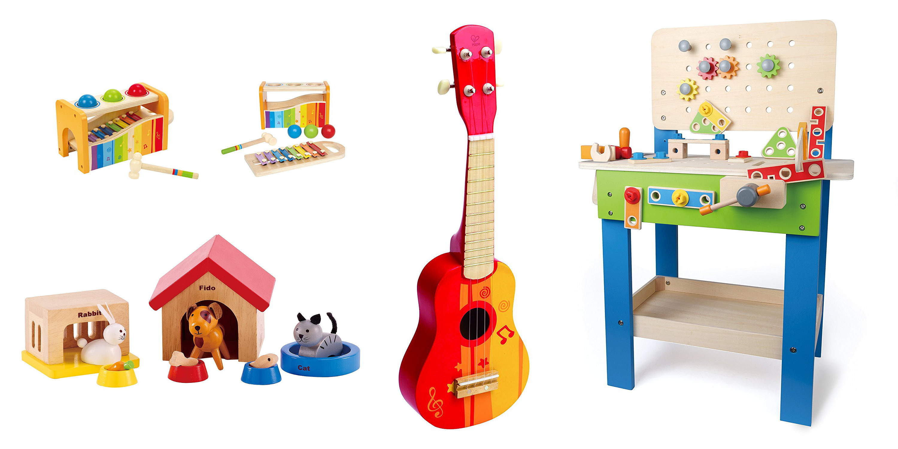 Amazon 1Day Hape Toys Sale Wooden Doll House 10, Uke 17, Builder