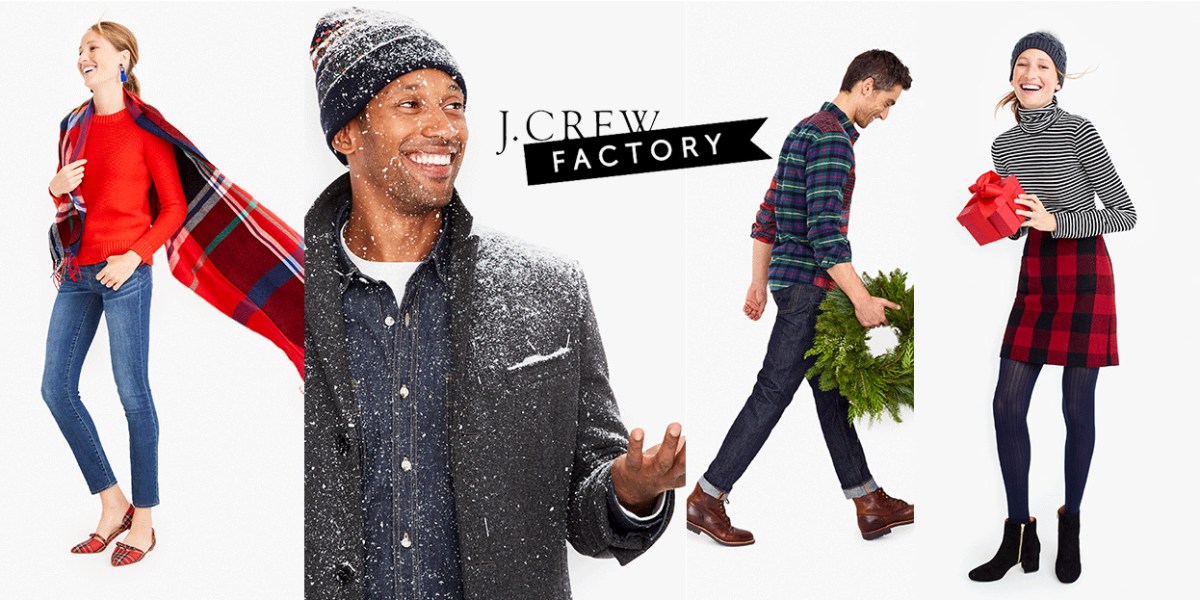 J.Crew Factory's Clearance Event takes an extra 60% off winter styles ...