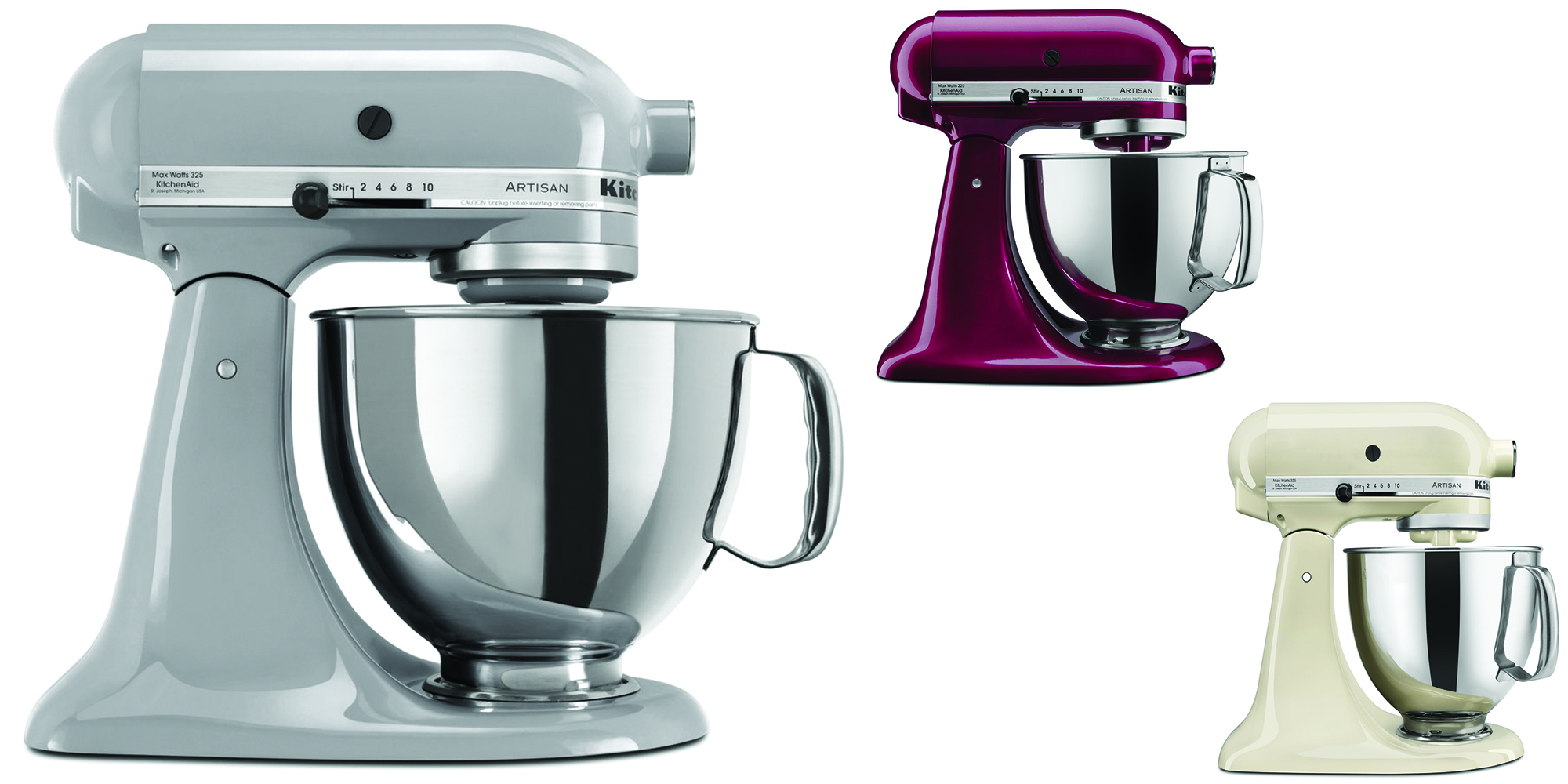 KitchenAid Artisan Series 5Qt. Mixers drop to 224 for