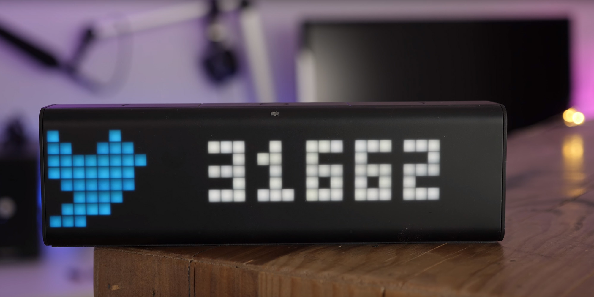 LaMetric Time Smart WIFI Clock Unboxing and Review ( Subscriber  Counter) 