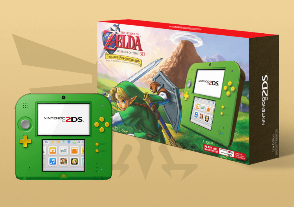 Siesta Begyndelsen nær ved Nintendo's holiday exclusive Legend of Zelda 2DS console is now in-stock!