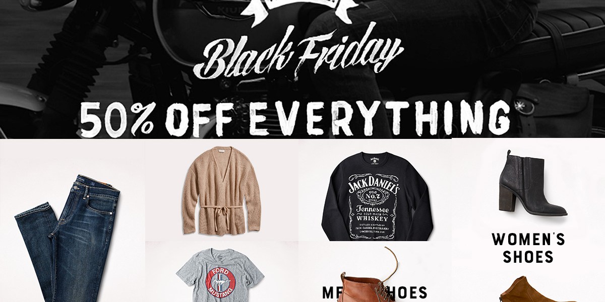 Lucky Brand Black Friday starts early w/ 50 off sitewide from 8