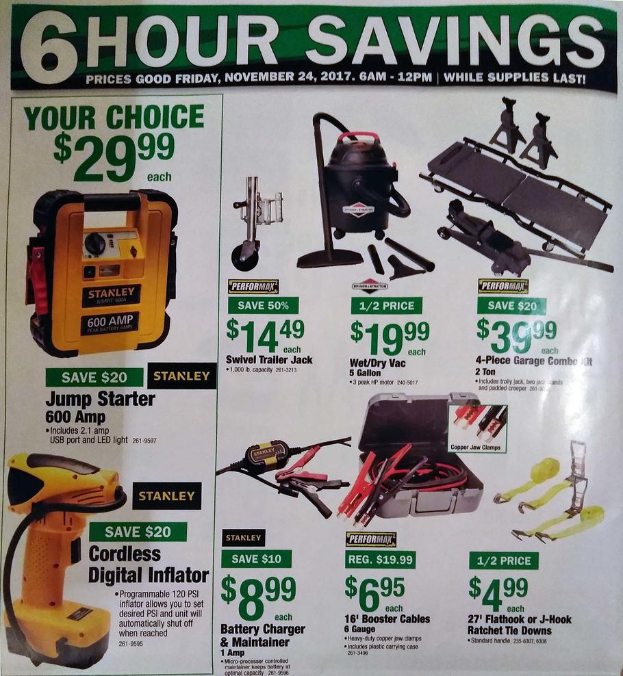 Menards' Black Friday 2017 ad is here with deep discounts on tools
