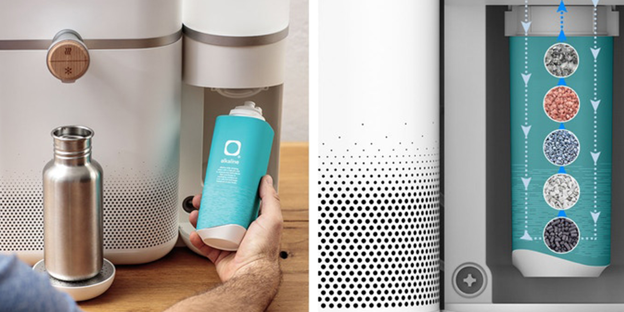 Make mineral water at home with Mitte, a smart water filtration system