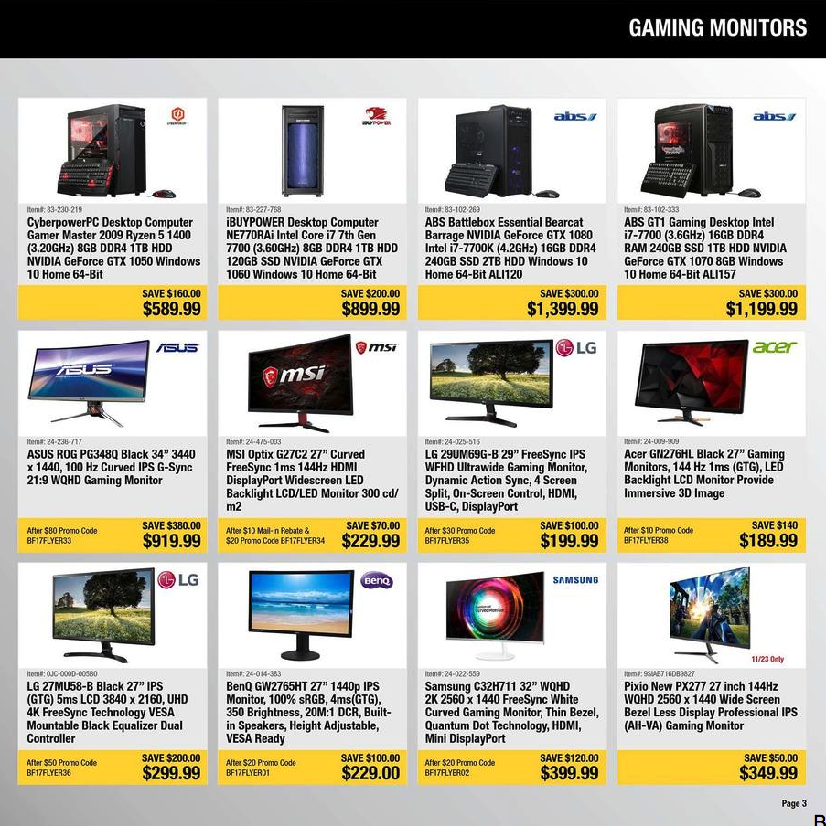 Black Friday PC Gaming deals include CPUs, monitors, more - 9to5Toys