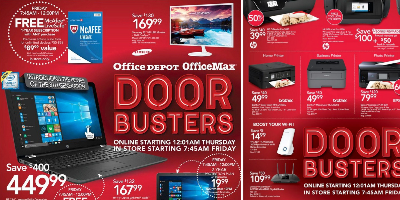 Office Depot Black Friday 2017 ad: Nest, Google Home, hard drives,  monitors, more