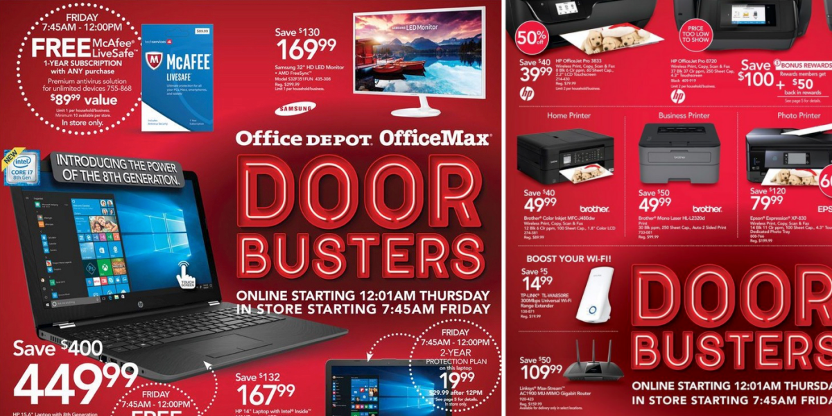 Office Depot Black Friday 2017 ad: Nest, Google Home, hard drives,  monitors, more