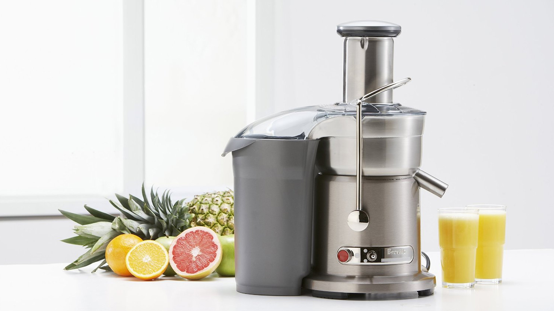 Make juice at home w/ the Breville Juice Fountain Elite for 240 (Reg