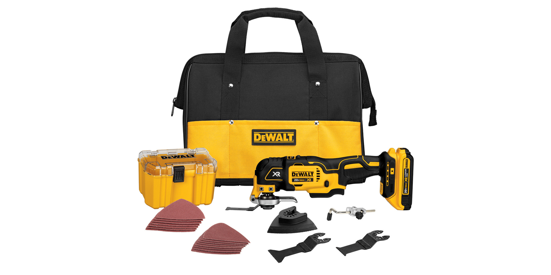 DEWALT's MultiTool Kit w/ added accessories 129 (Reg. 200), today