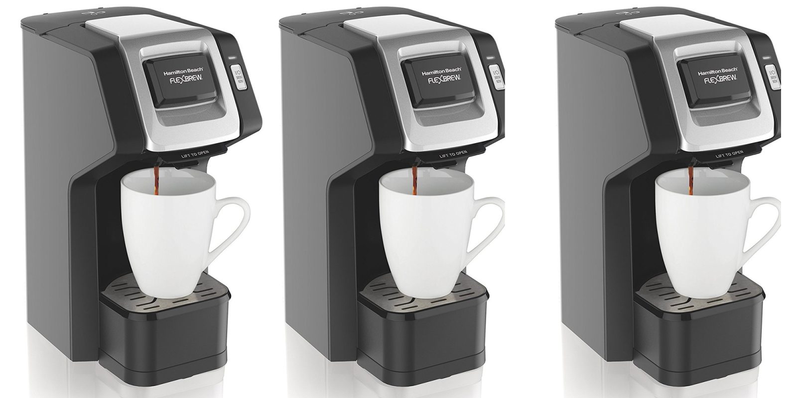 Brew KCups and regular coffee w/ a Hamilton Beach FlexBrew 28 (Reg