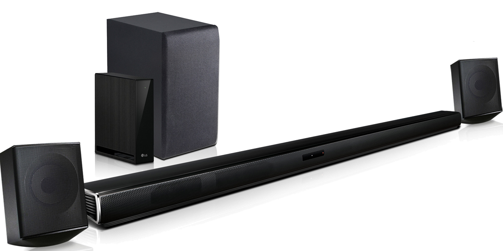 Upgrade to a 4.1-Ch. LG soundbar w/ sub & wireless rear speakers: $150