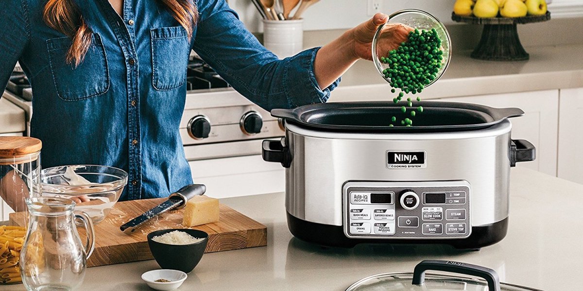 Ninja 2-in-1 6 Quart Stove Top Slow Cooker Cooking System with Recipes