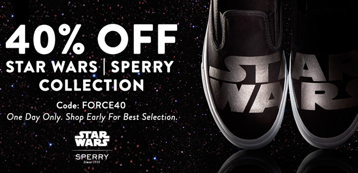 Star wars sperrys on sale men's