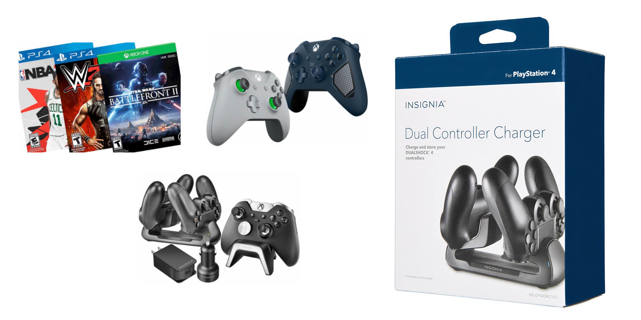 insignia ps4 controller charger