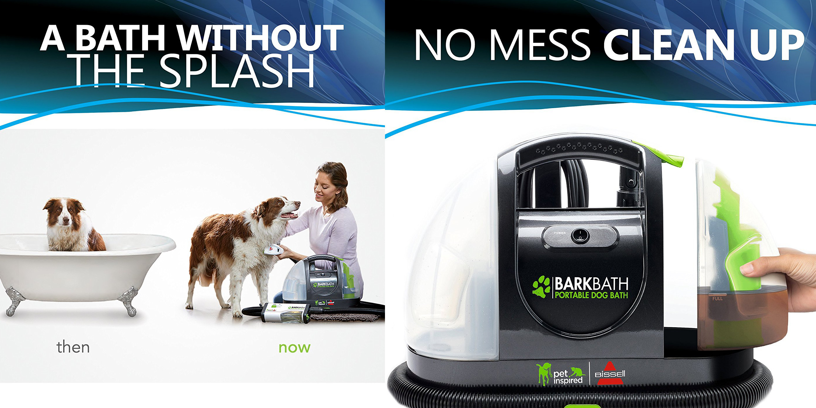 Clean your pet w/o the mess: Bissell Portable BarkBath System for $100
