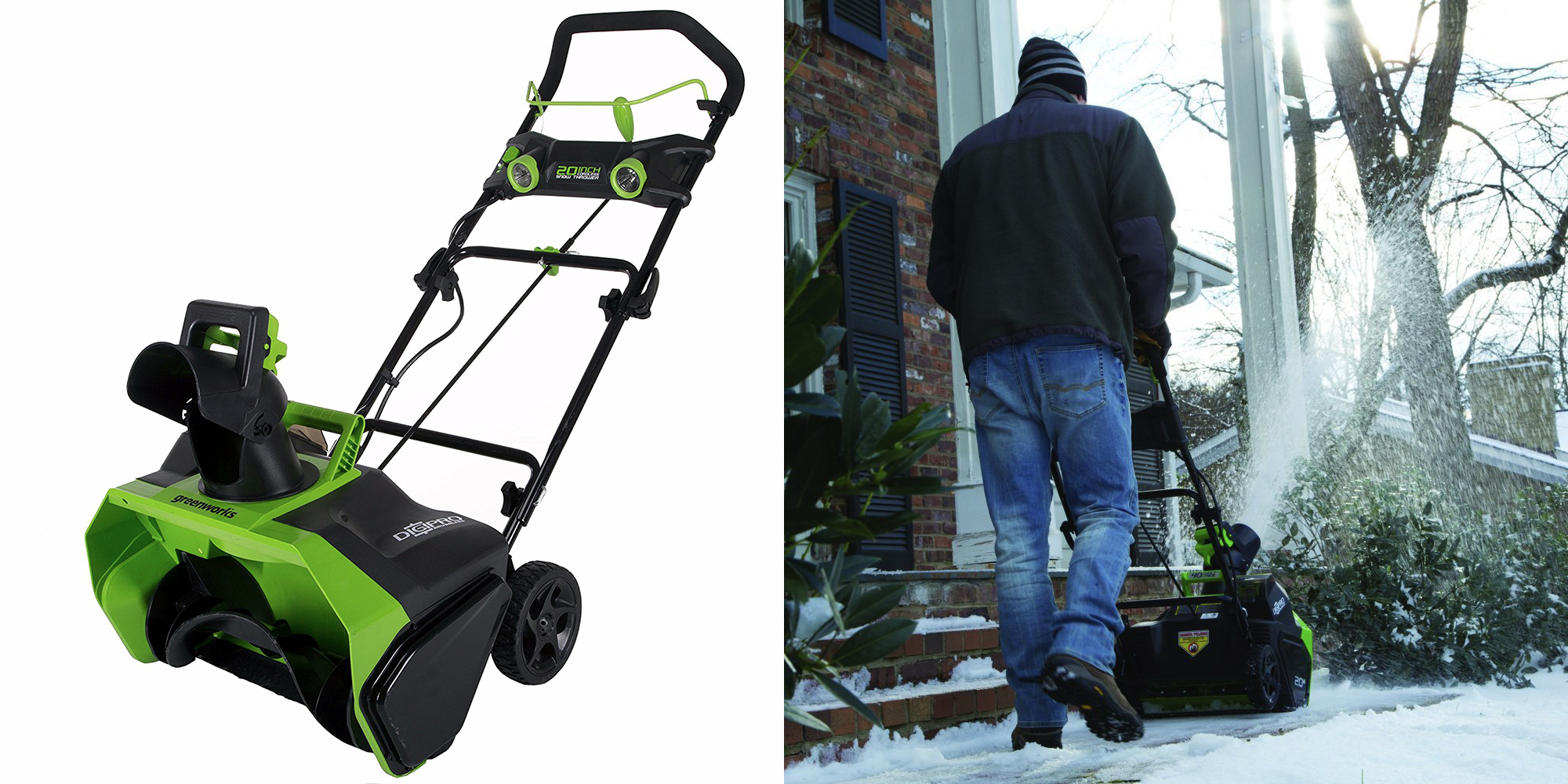 Greenworks 20inch 40V Cordless Electric Snow Thrower from 171 shipped (25 off)