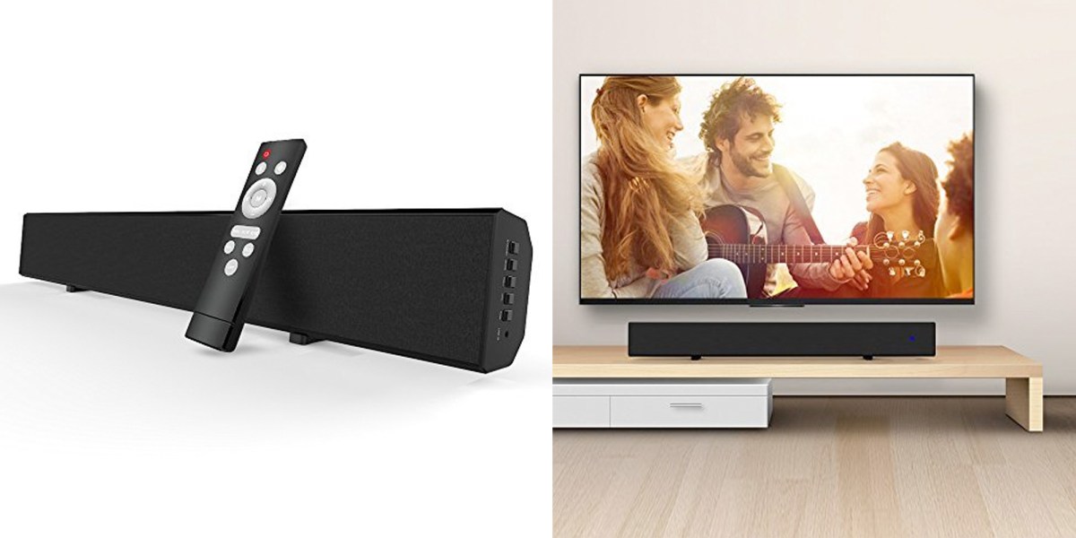 Upgrade your TV speakers w/ a 30-inch soundbar for $72 shipped (Reg. $90)