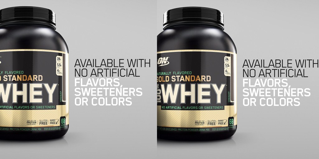 Optimum Nutrition Gold Standard 100% Whey Protein: 4.8-lb ...