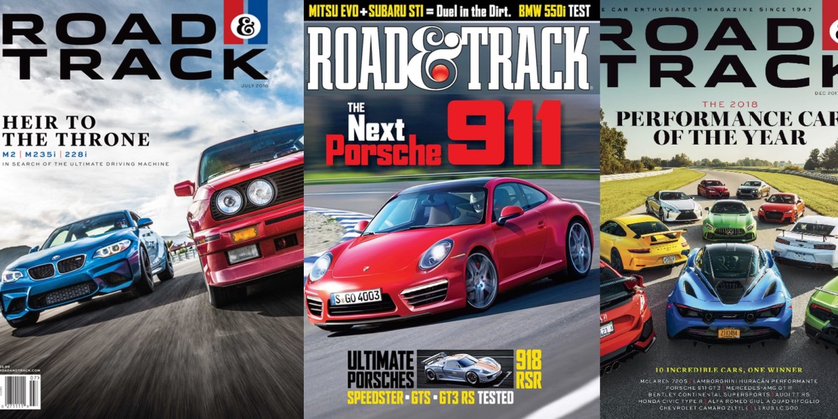 Get a year of Road & Track Magazine for Free (Reg. $15)