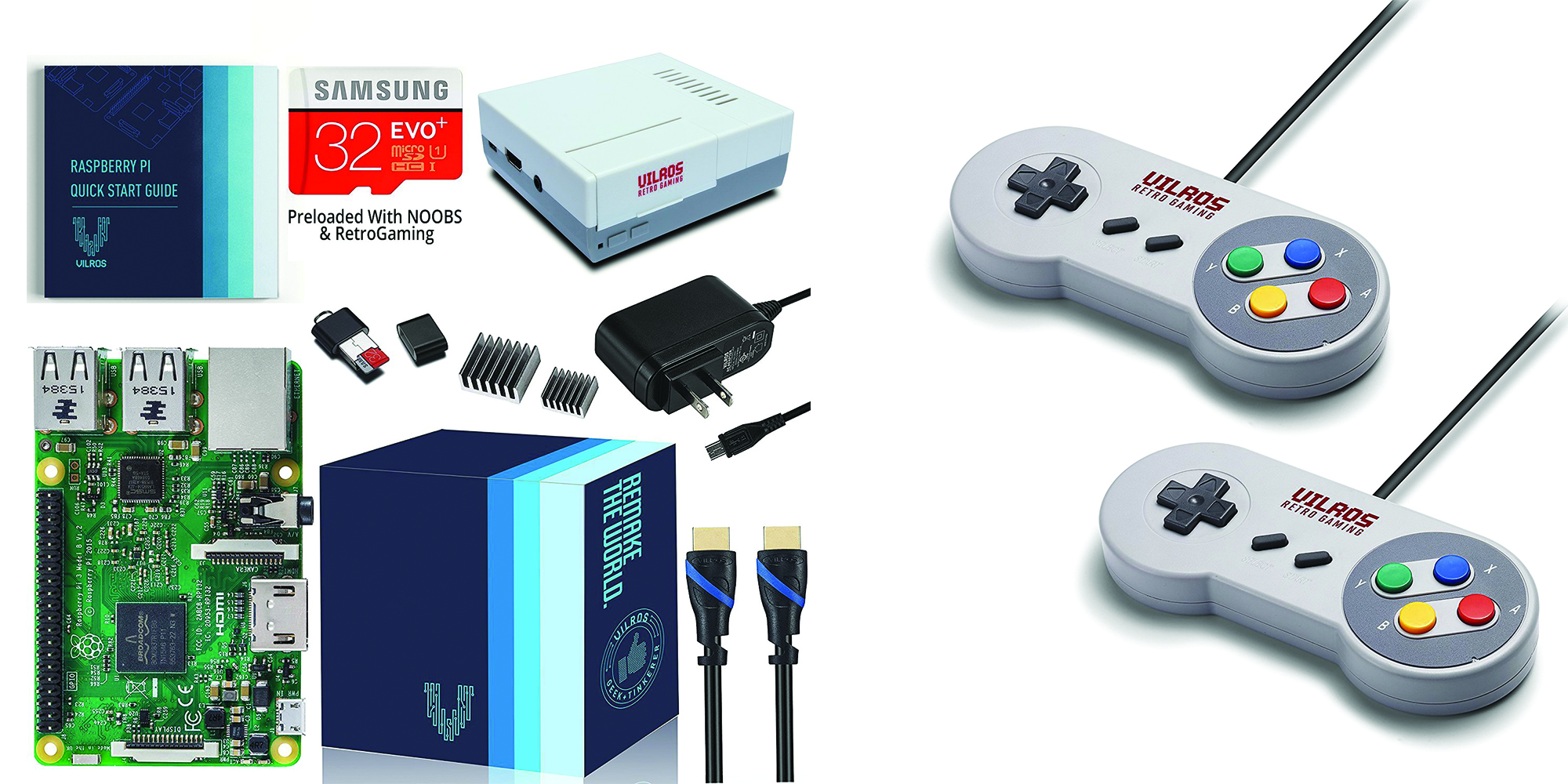 Amazon Offers This Raspberry Pi 3 Gaming Kit At 66 Add Two Snes Controllers For 350 More 7741