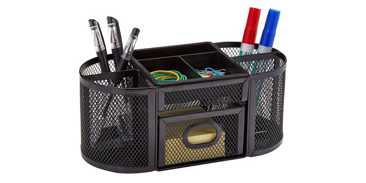 Finally clean your desk w/ this $7 organizer from Amazon