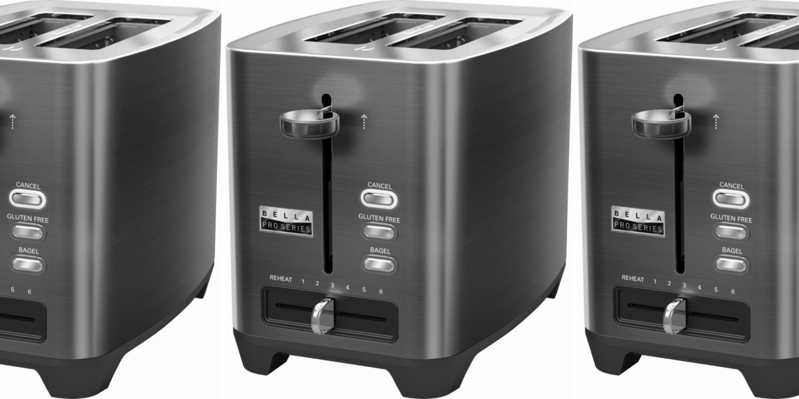 Bella Pro Series 2-Slice Wide-Slot Toaster