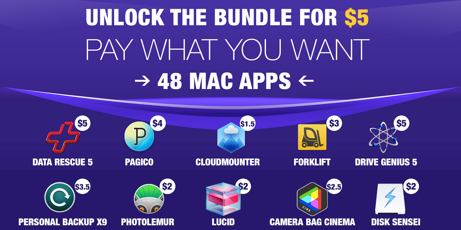 Mac BundleHunt Grab a selection of 48 great apps/utilities for 1+/ea