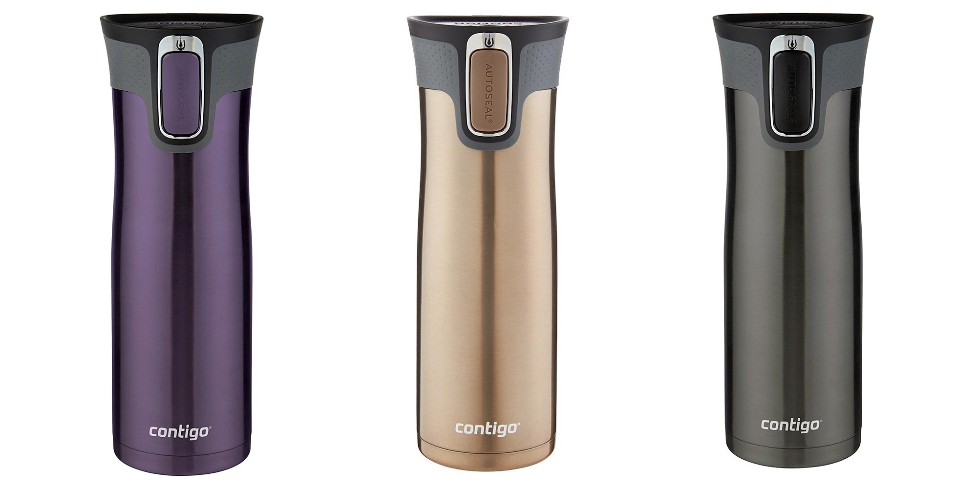 Contigo's 20Oz. Autoseal travel mugs keep coffee warm & safe from 11 Prime shipped