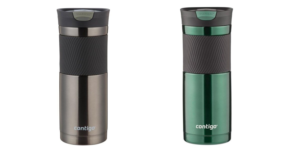 Contigo Snapseal Travel Mug, Byron, Gunmetal, 20 Ounce