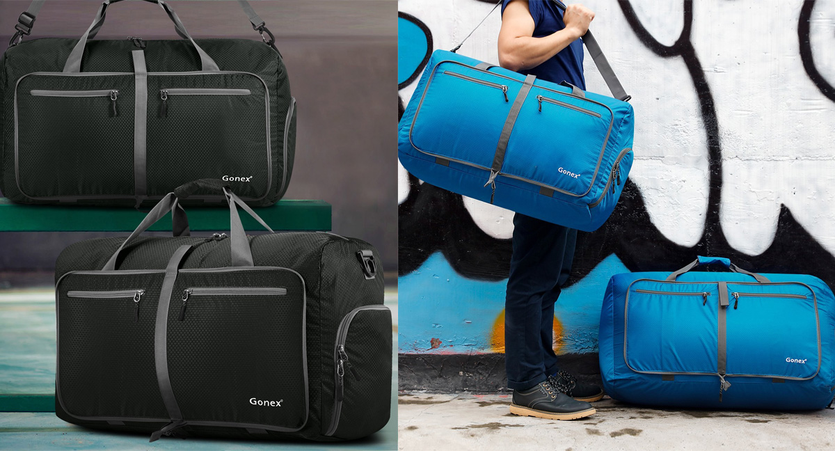 Gonex 80L Packable Travel Duffle Bag w/ 14 color choices for $17 (Reg. $25)