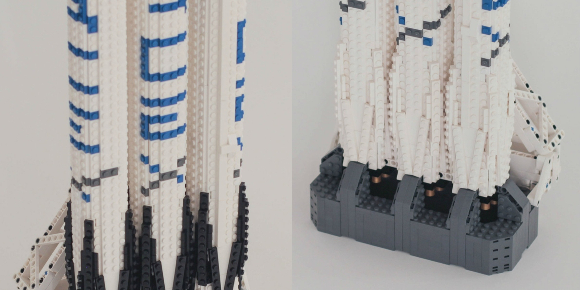 Lego spacex falcon online heavy