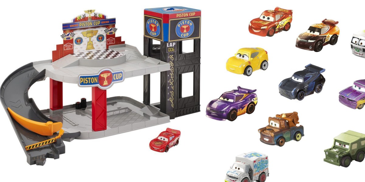 Amazon Disney Cars 3 toys sale 40% off: Piston Cup Racing Garage $12 ...
