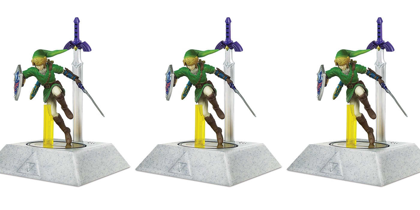 master sword amiibo stand