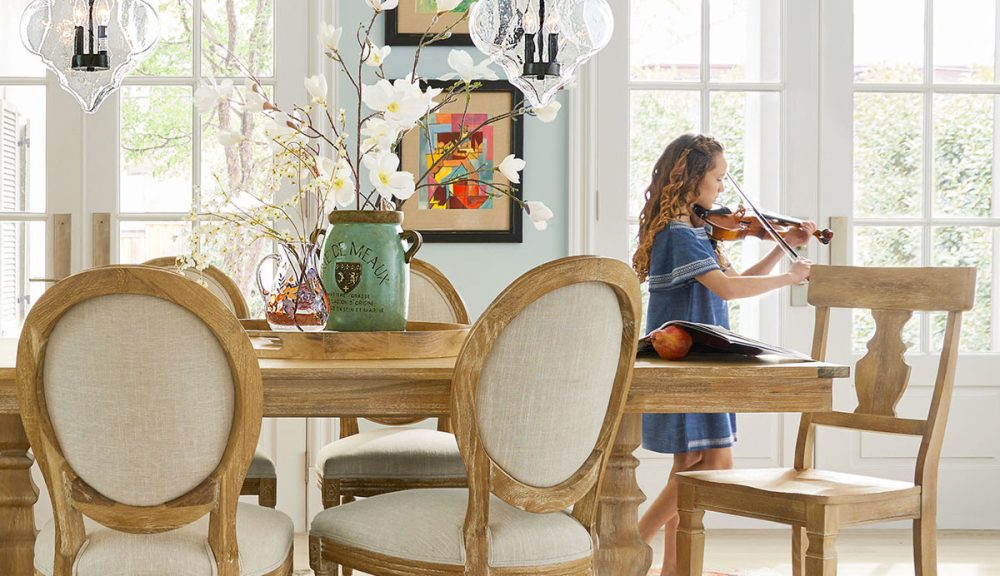 pier one imports dining furniture sale: $100 off tables & $50 off