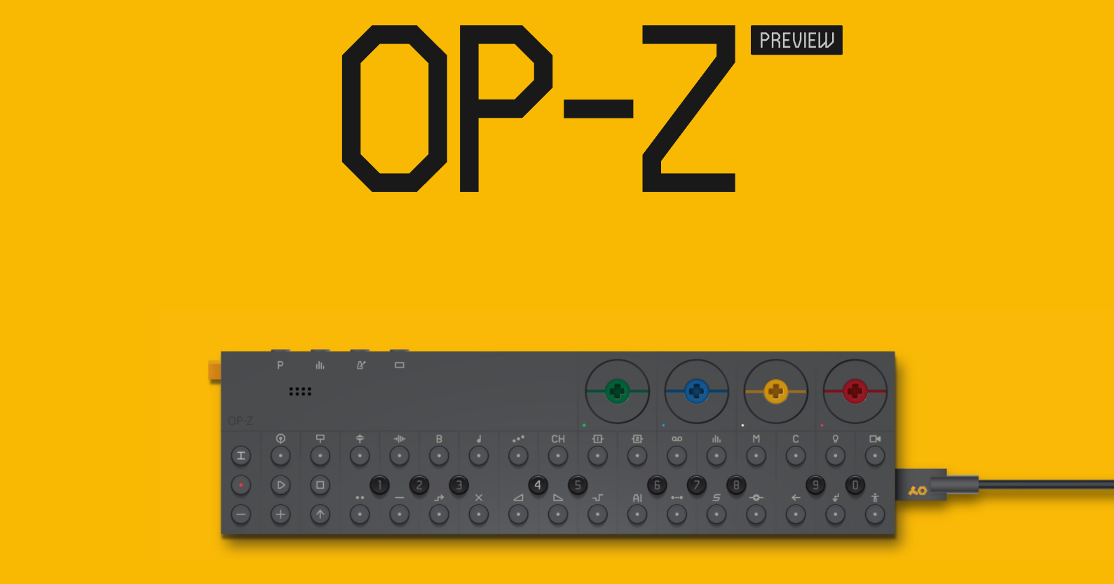 Teenage Engineering OP-Z Synthesizer und Step-Sequencer 