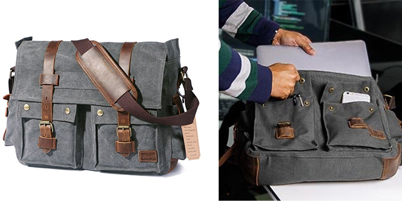 vintage canvas messenger bags