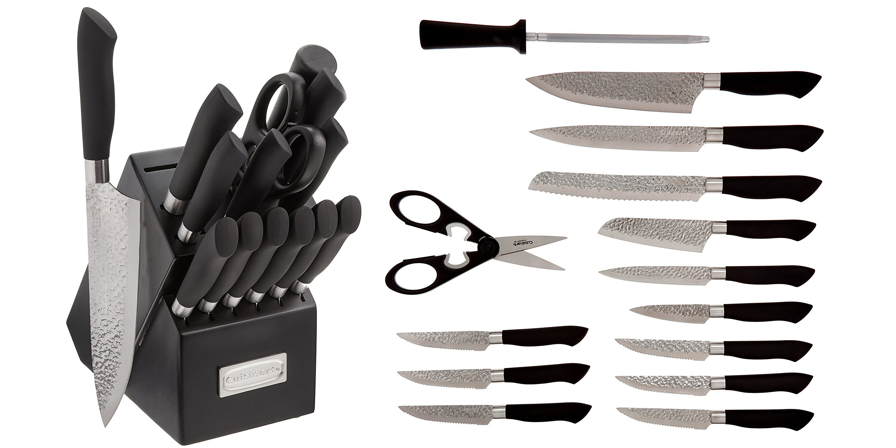 Cuisinart Classic 15pc Stainless Steel Knife Block Set - C77ss