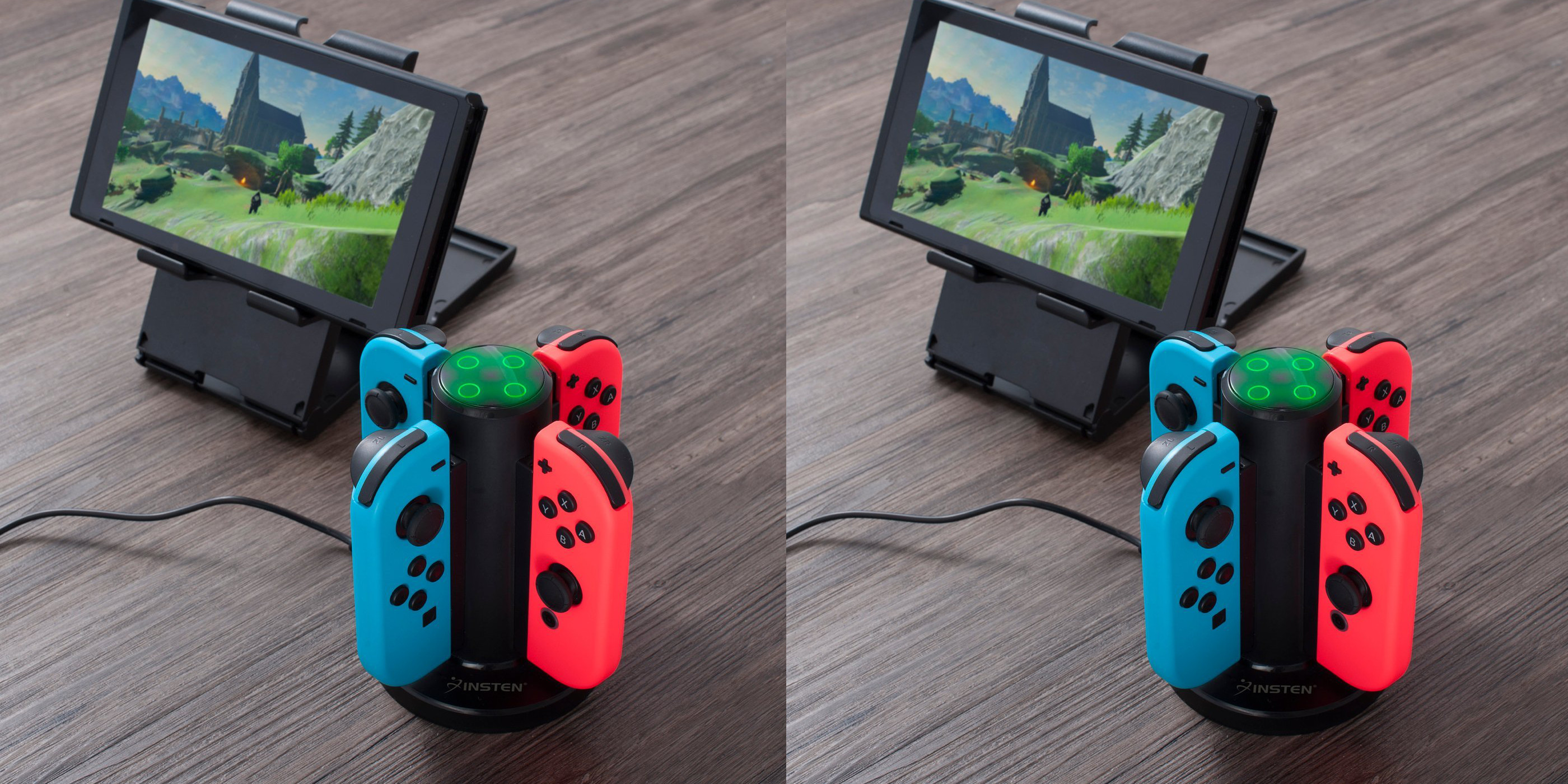 Keep your Nintendo Switch JoyCon powered up with this 4in1 charger