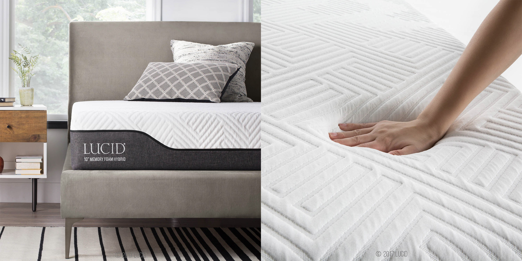 lucid twinxl adjustable bed mattress