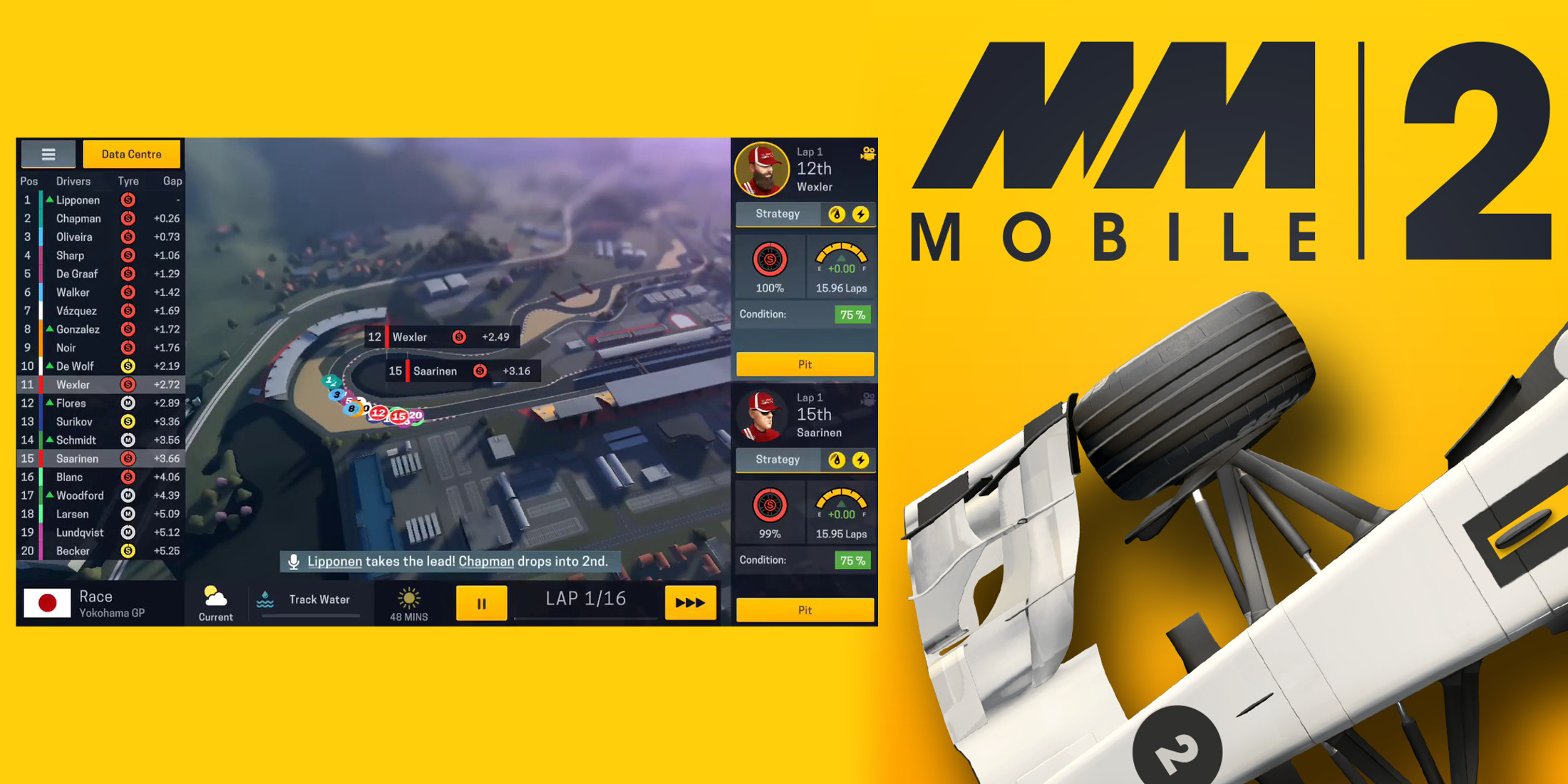 motorsport manager 2 mobile setups