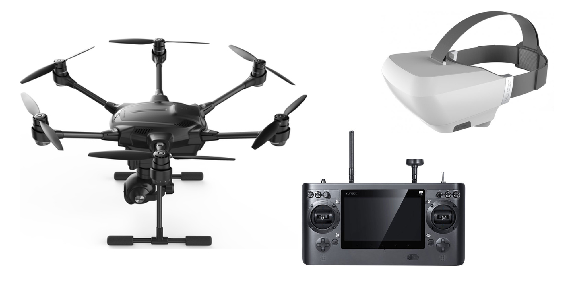 Yuneec Typhone Hexacopter Drone FPV Goggle Bundle drops to $699 ($150
