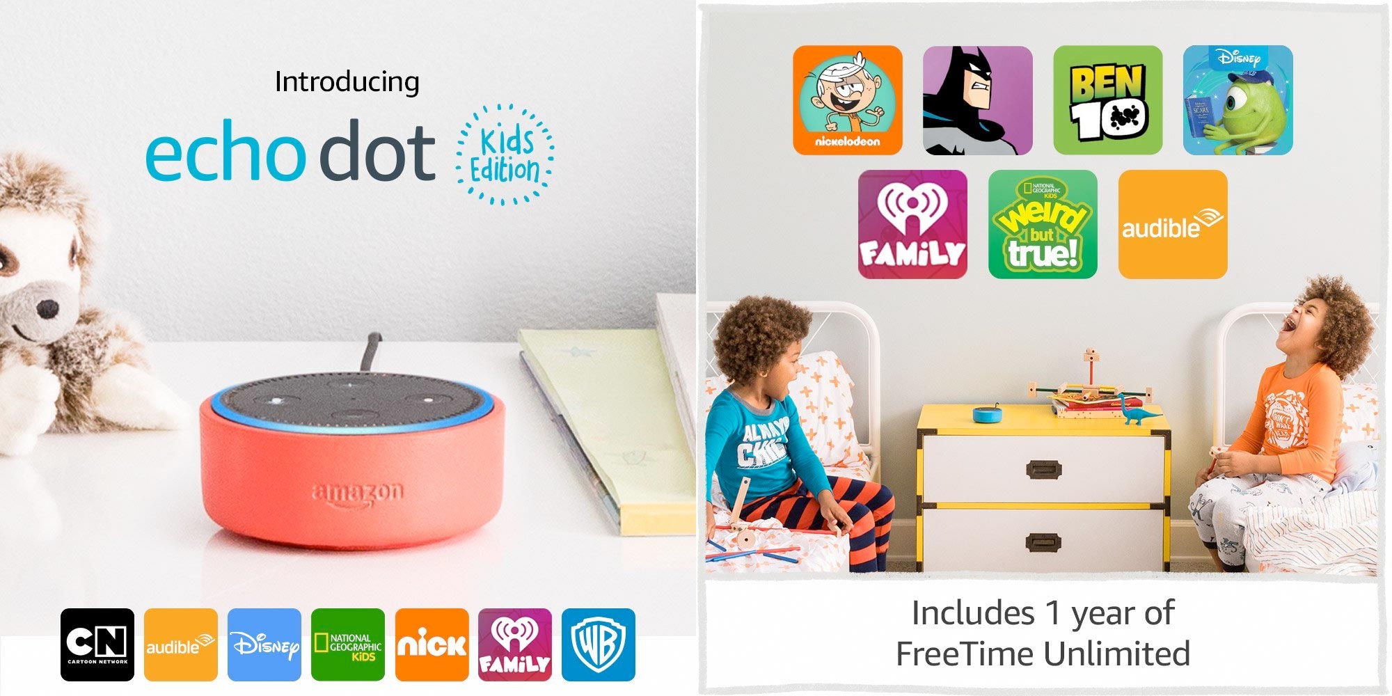 Amazon launches Echo Dot Kids Edition and announces FreeTime for Alexa