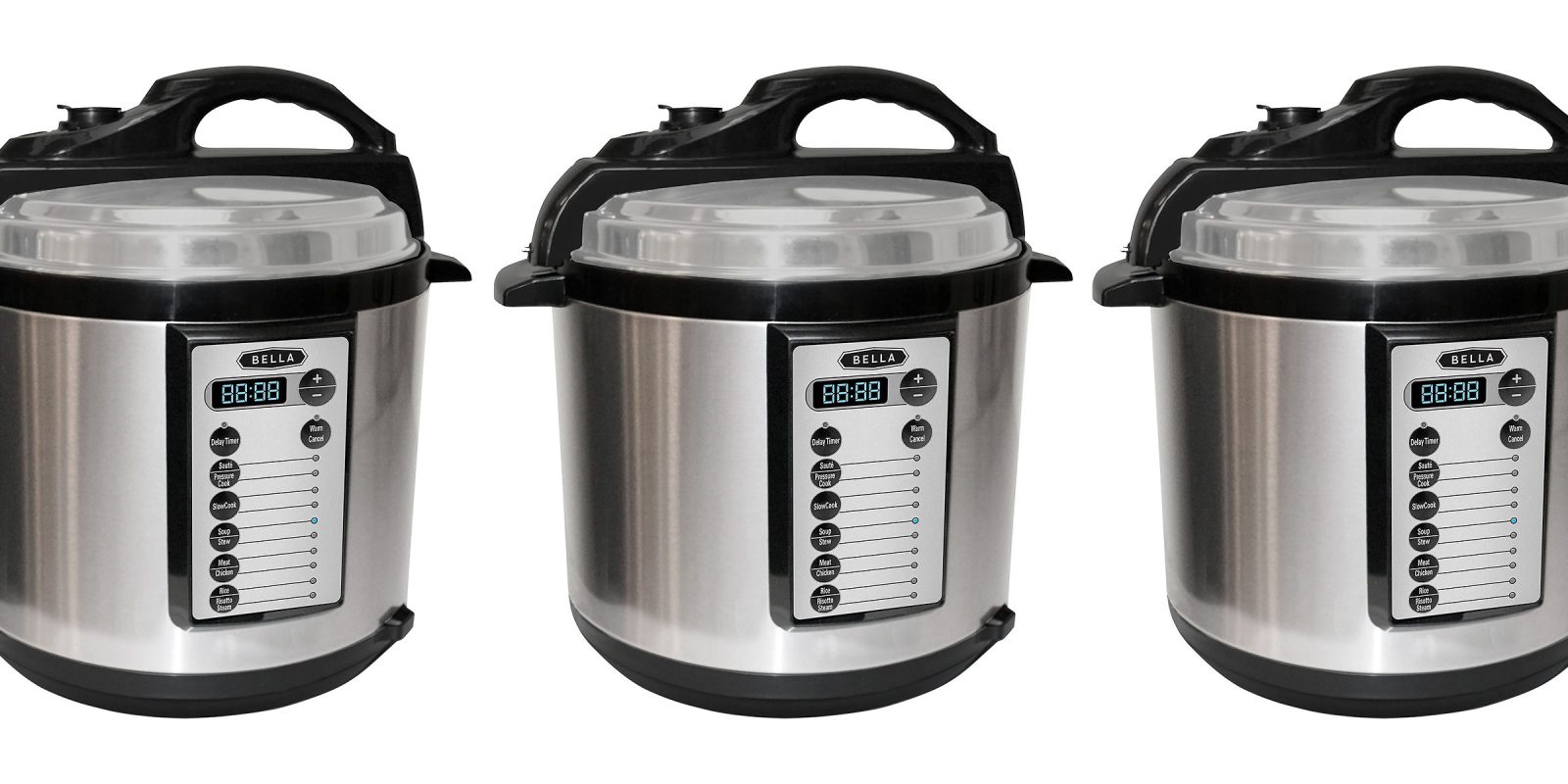 Bella 6-Quart Pressure Cooker drops to $40 shipped for today only at