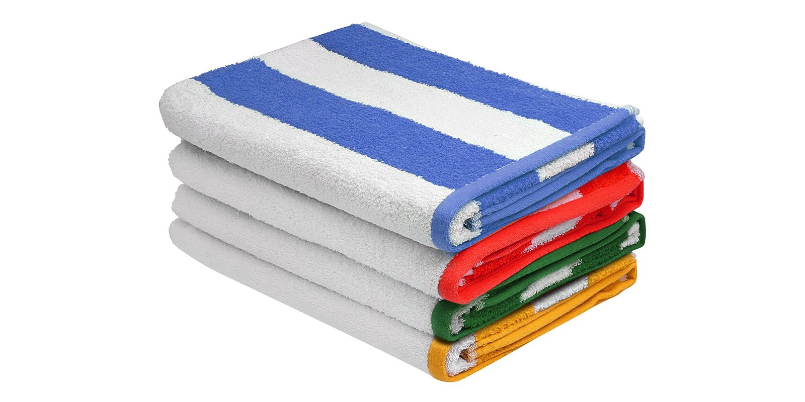 Amazon has fourpacks of cabana beach towels on sale for 30 (Reg. 40