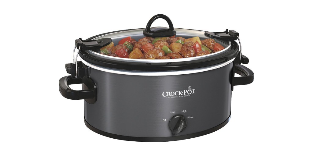 Grab a Crock-Pot 5-Quart Slow Cooker for today only at $17.50 (Reg. $30+)