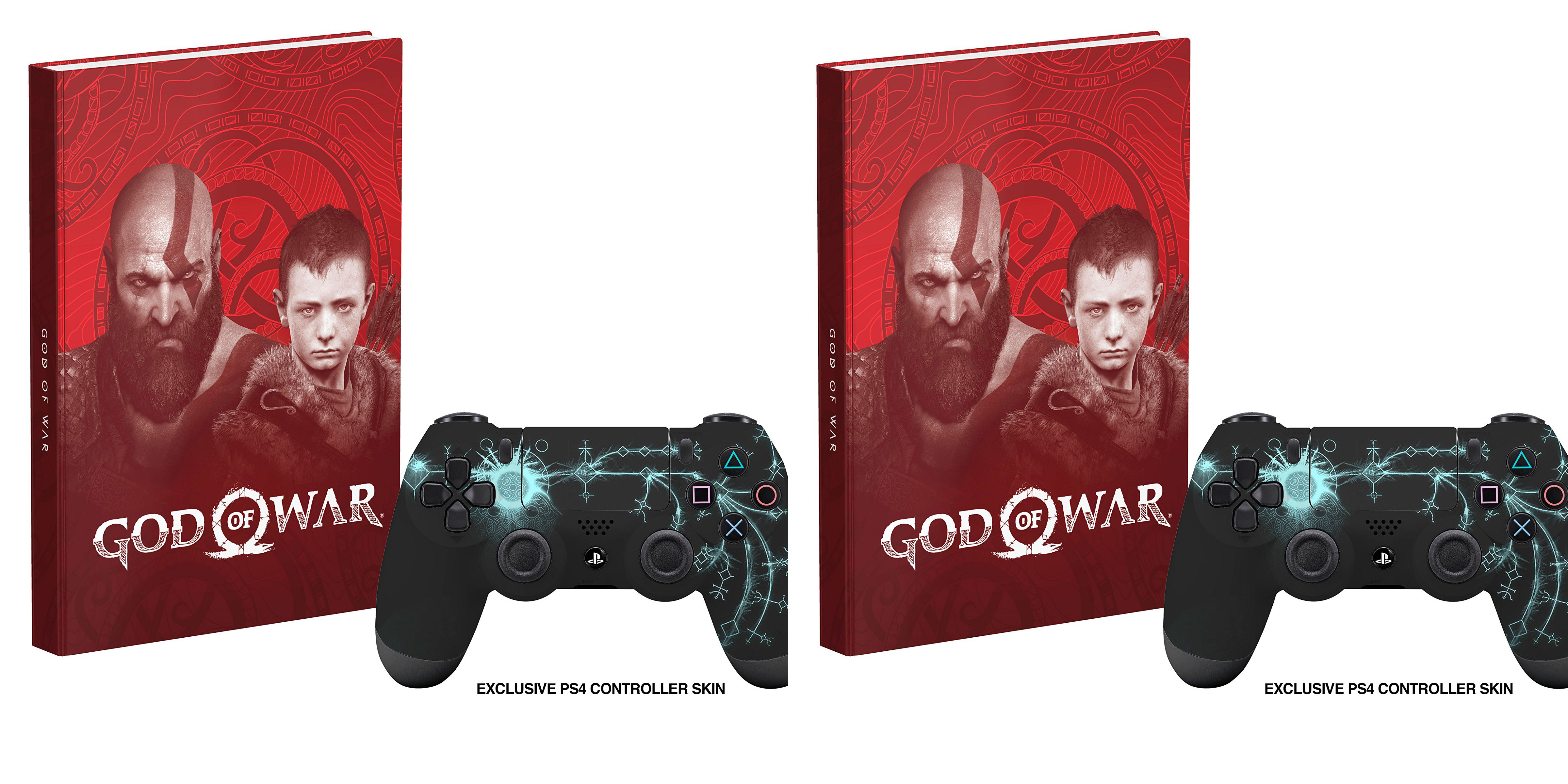 God of War hardcover Collector's Edition + PS4 controller skin: $24 $40)